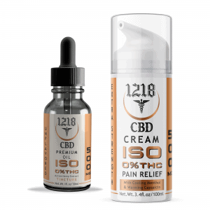 1218 Comfort Duo - ISO Tincture & CBD Isolate Cream Bundle
